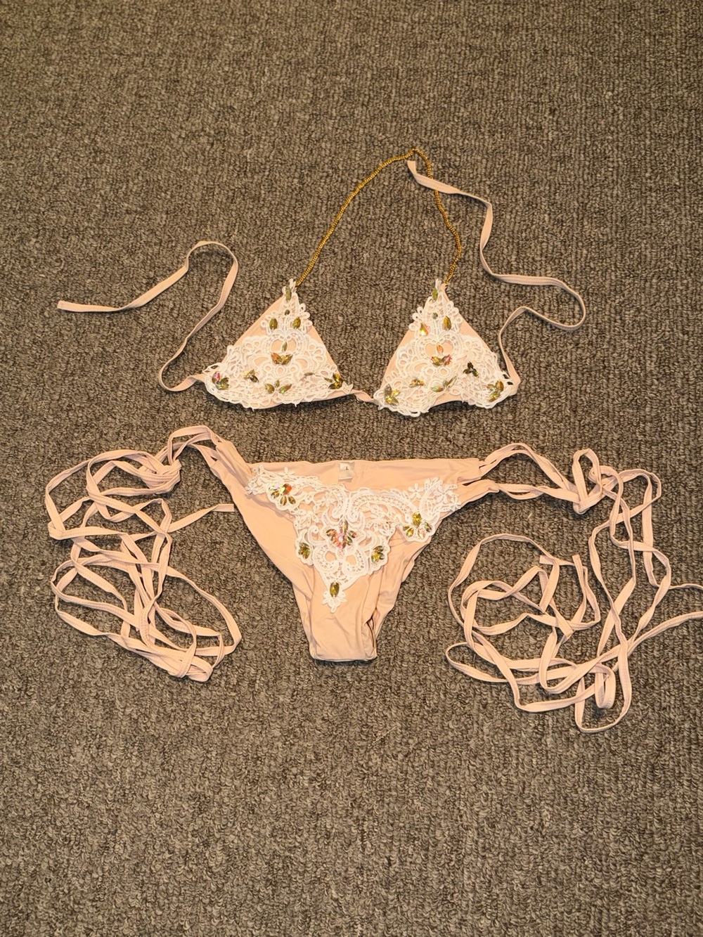 Bedazzled swim set